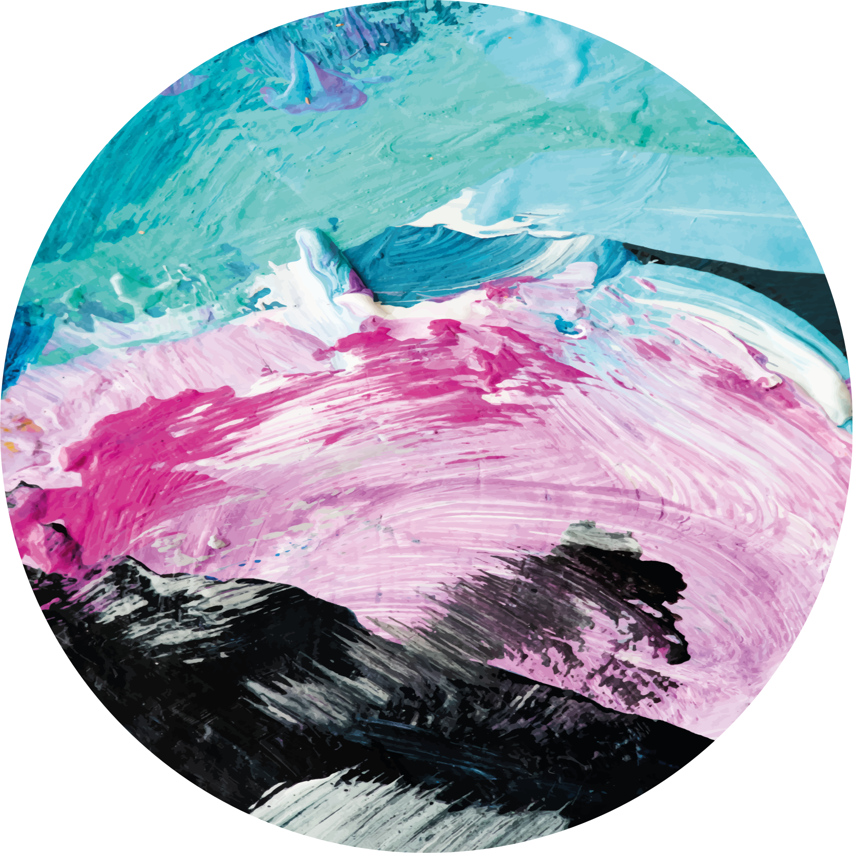 Tapete vinílico outras texturas redemoinho abstrato vibrante - TenStickers