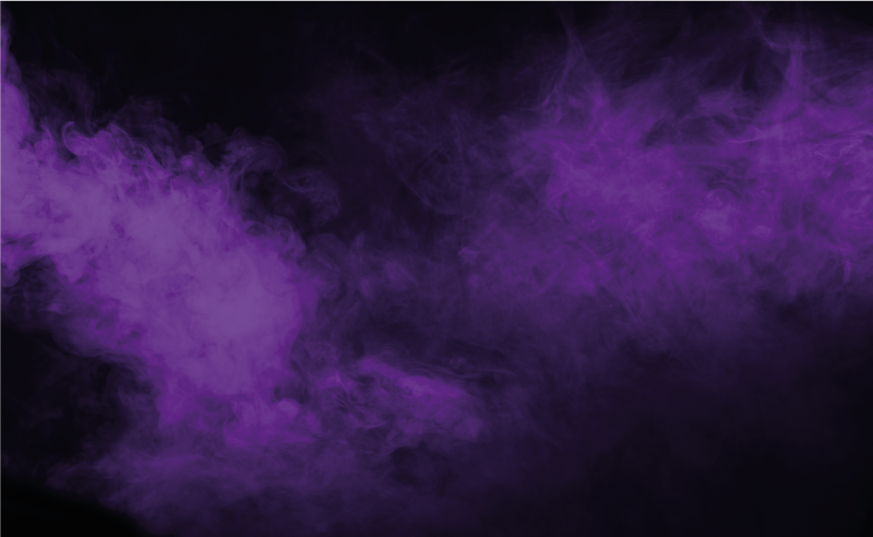 Tapete de quarto com fundo de fumaça violeta - TenStickers