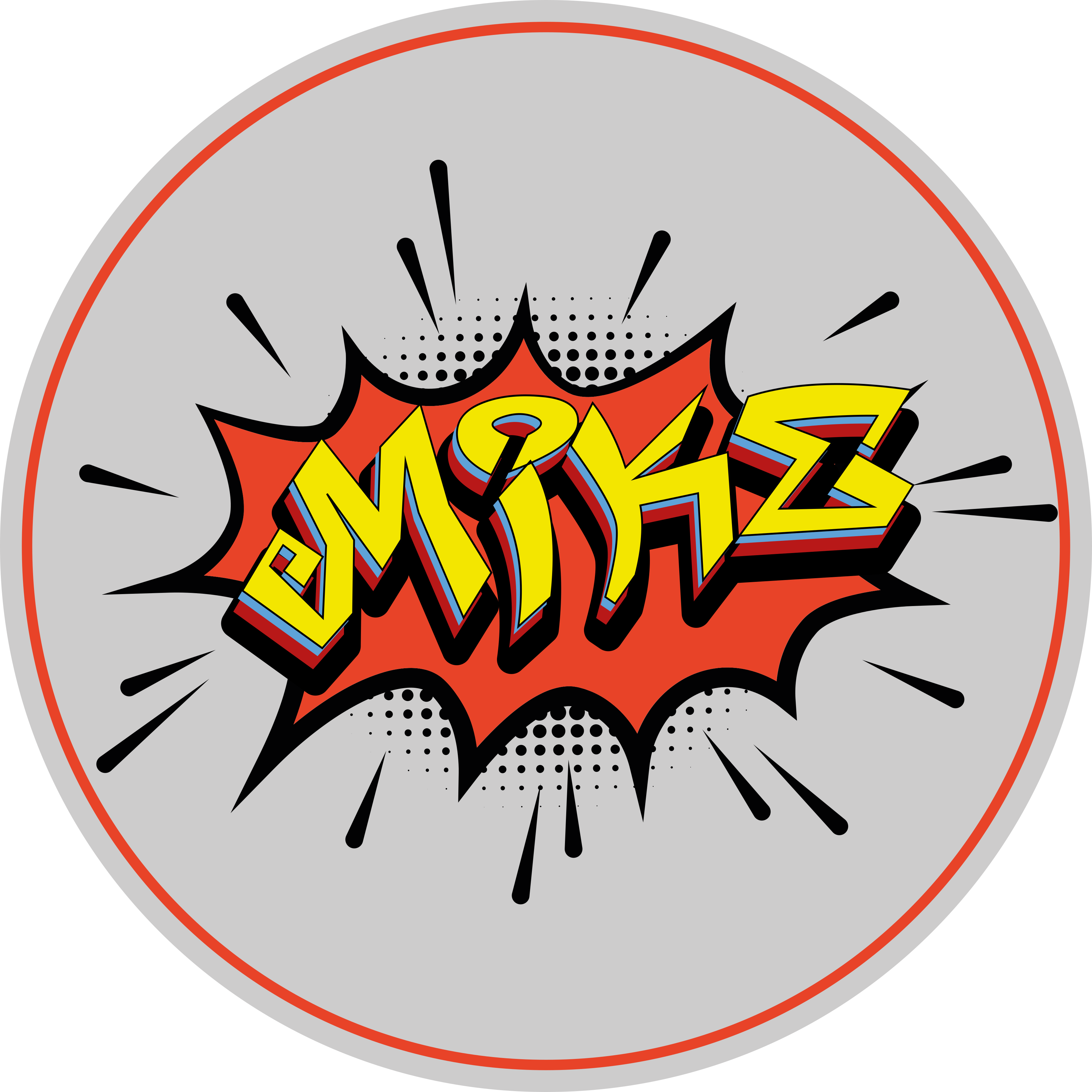 Tapete vinílico com nome explosão de nomes - TenStickers