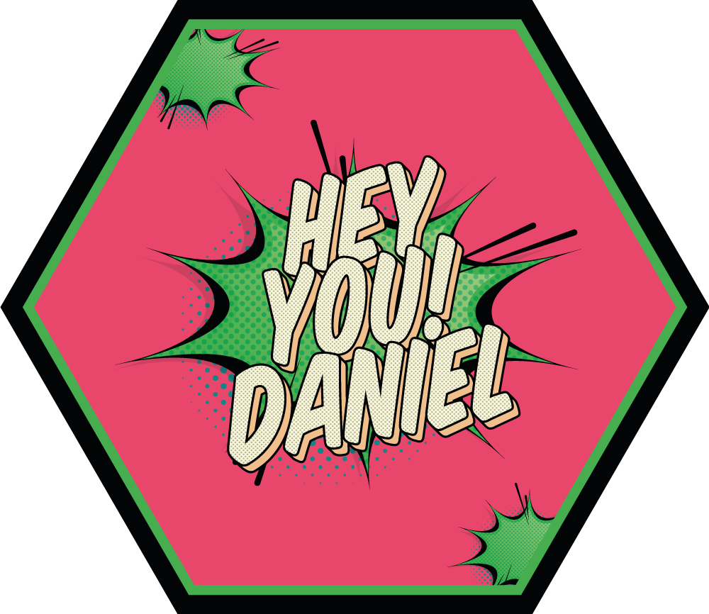 Ei você legal pôster de grafite tapete personalizado - TenStickers