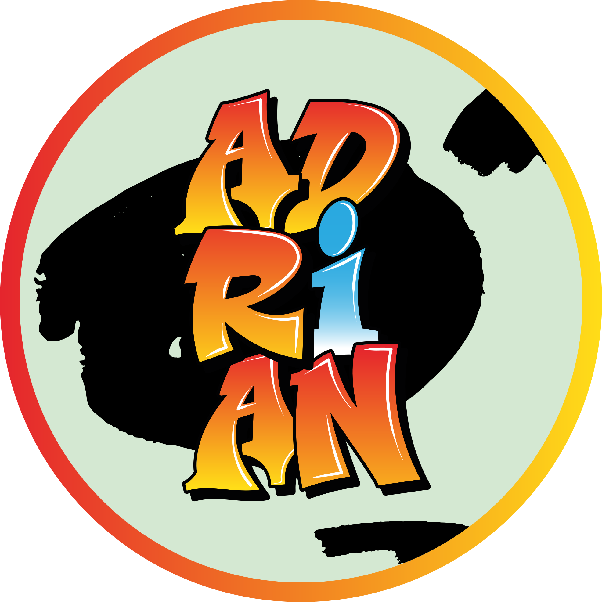 Tapete personalizado com letra de graffiti do seu nome - TenStickers