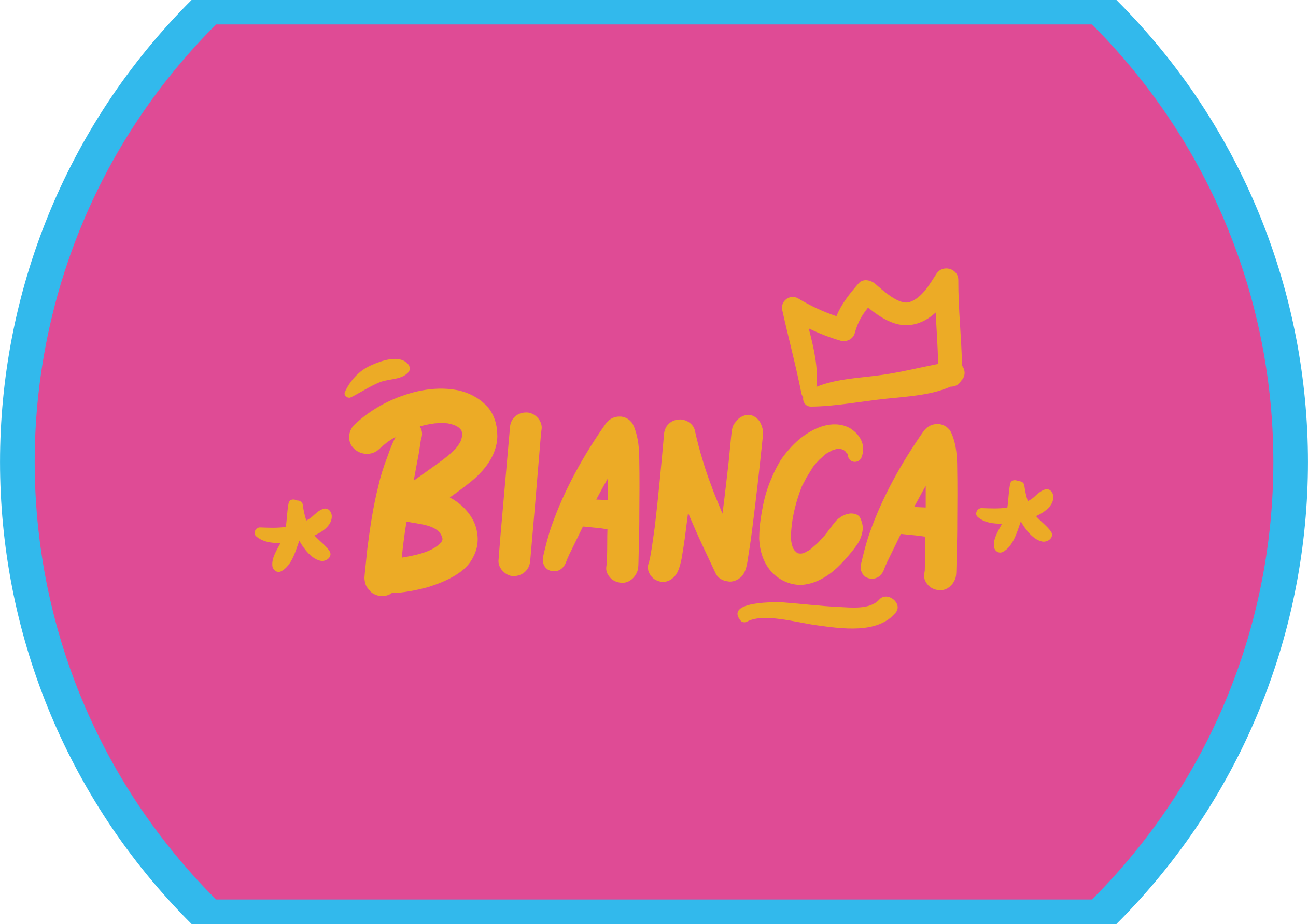 Tapete vinílico com nome bordado azul - TenStickers