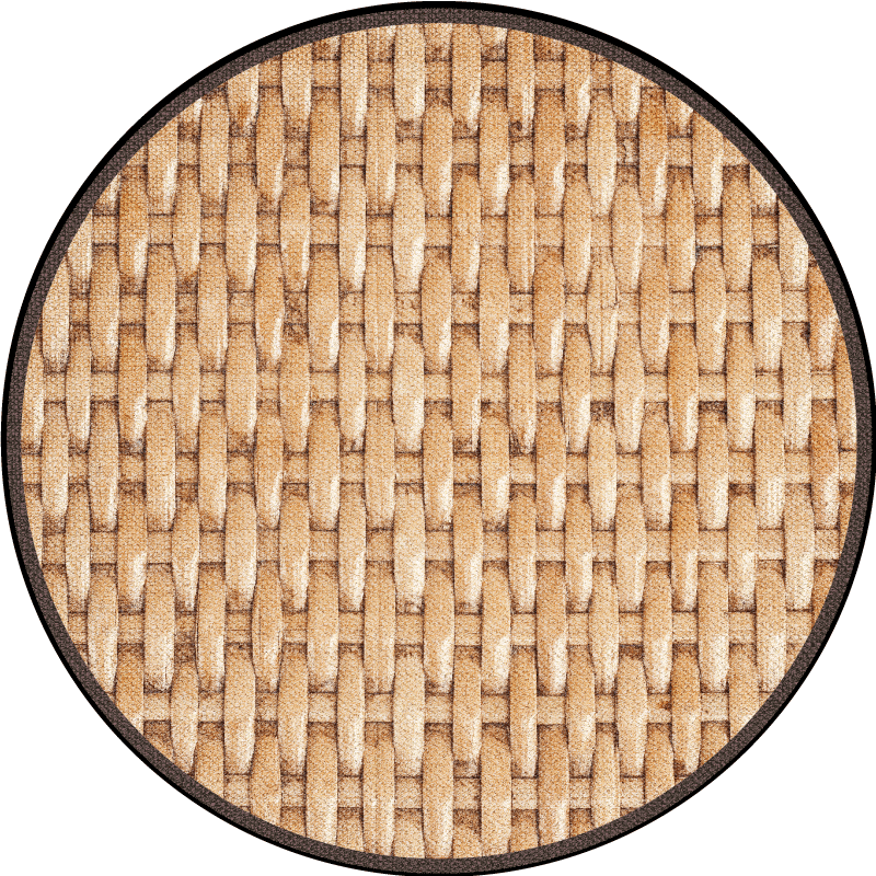 Tapete de textura de fibra natural com cores claras - TenStickers