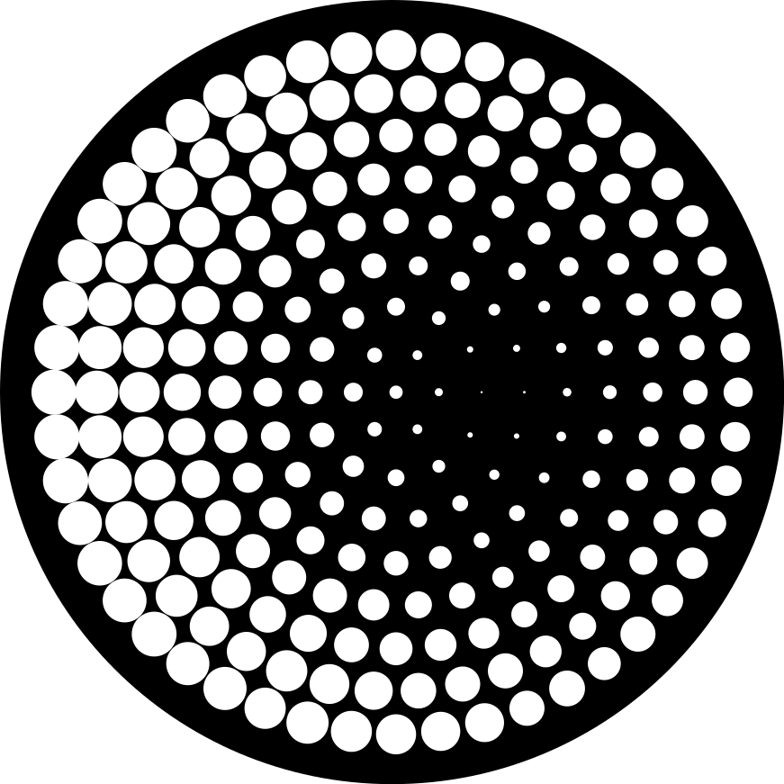 Tapete vinílico geométricas padrão pontilhado - TenStickers