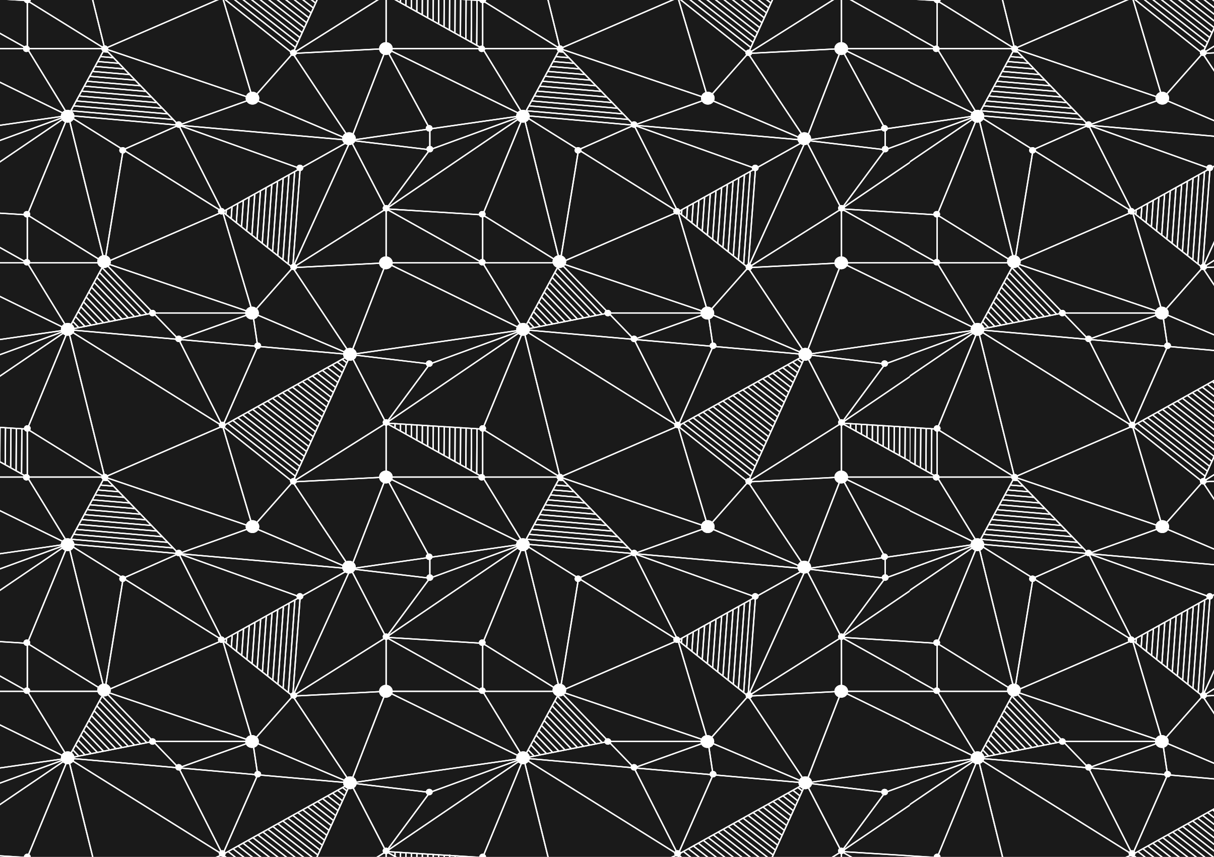 Tapete moderno preto de forma irregular - TenStickers