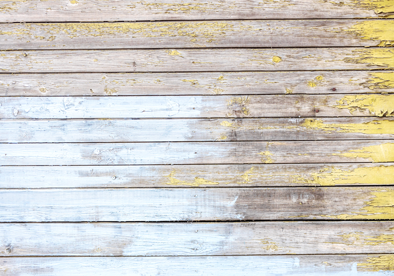 Tapete vinílico madeira superfície de tábua desgastada - TenStickers