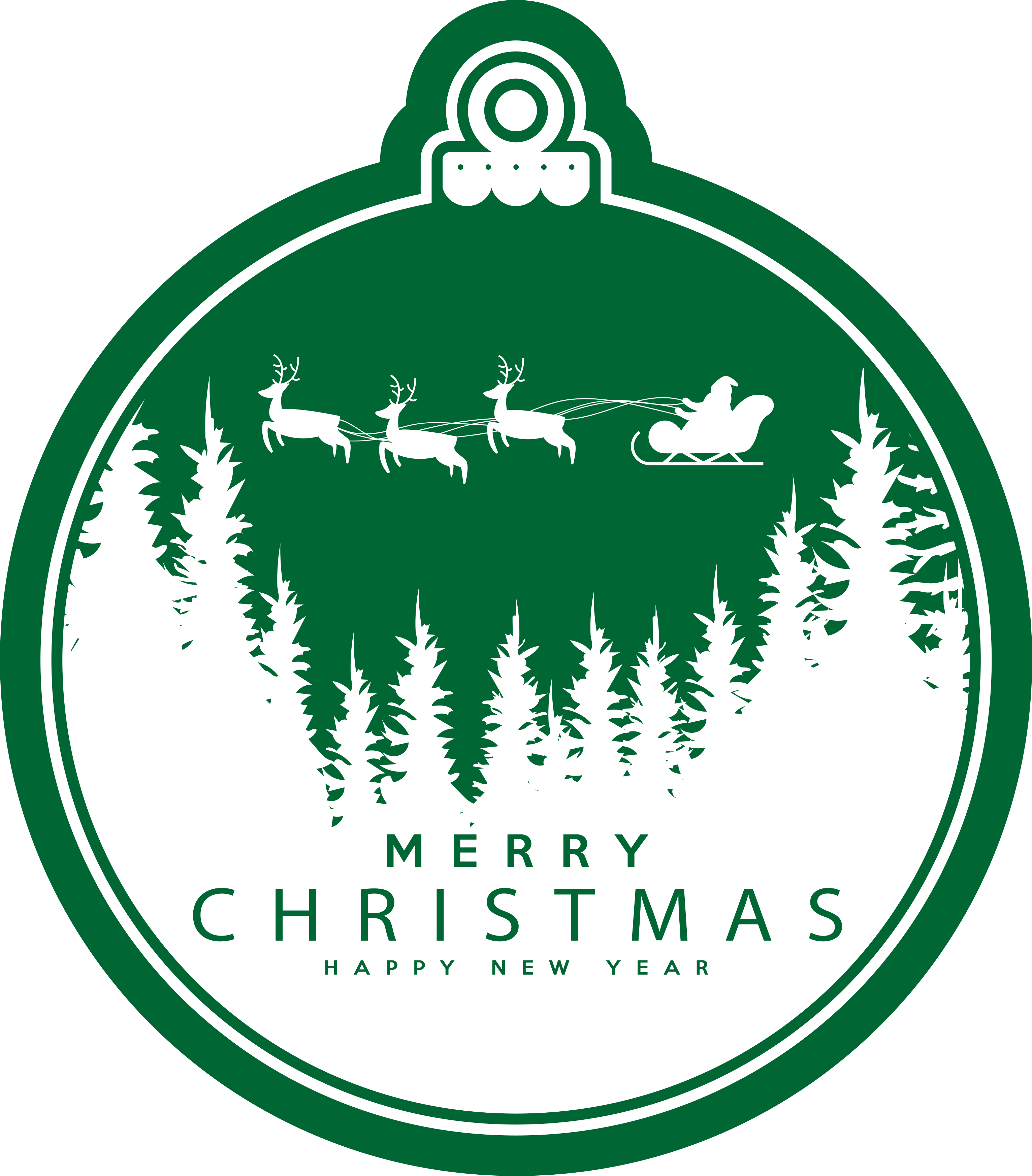 Tapete vinílico do Natal passeio de trenó - TenStickers