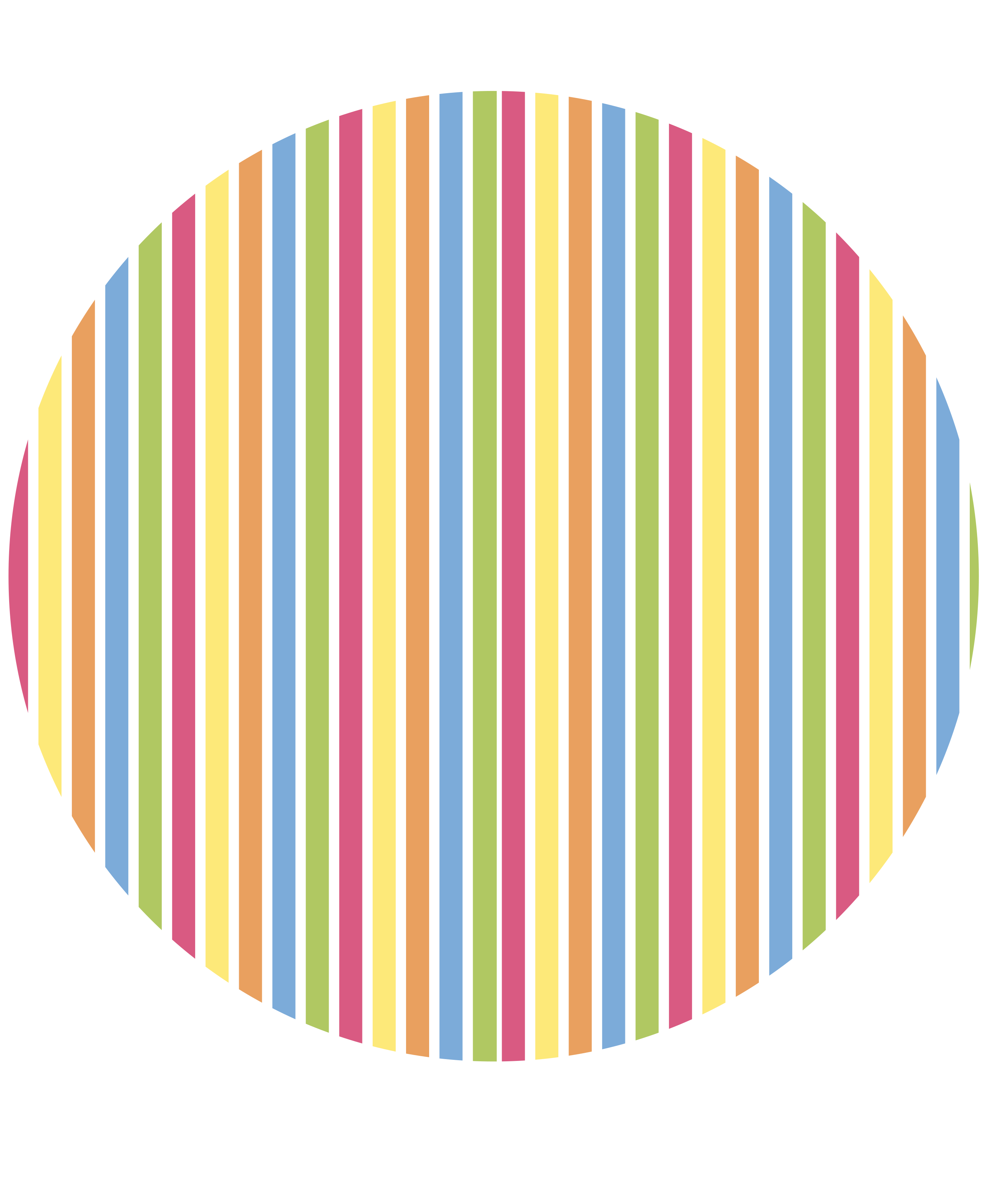 Tapete vinílico às risca estilo listrado vibrante - TenStickers