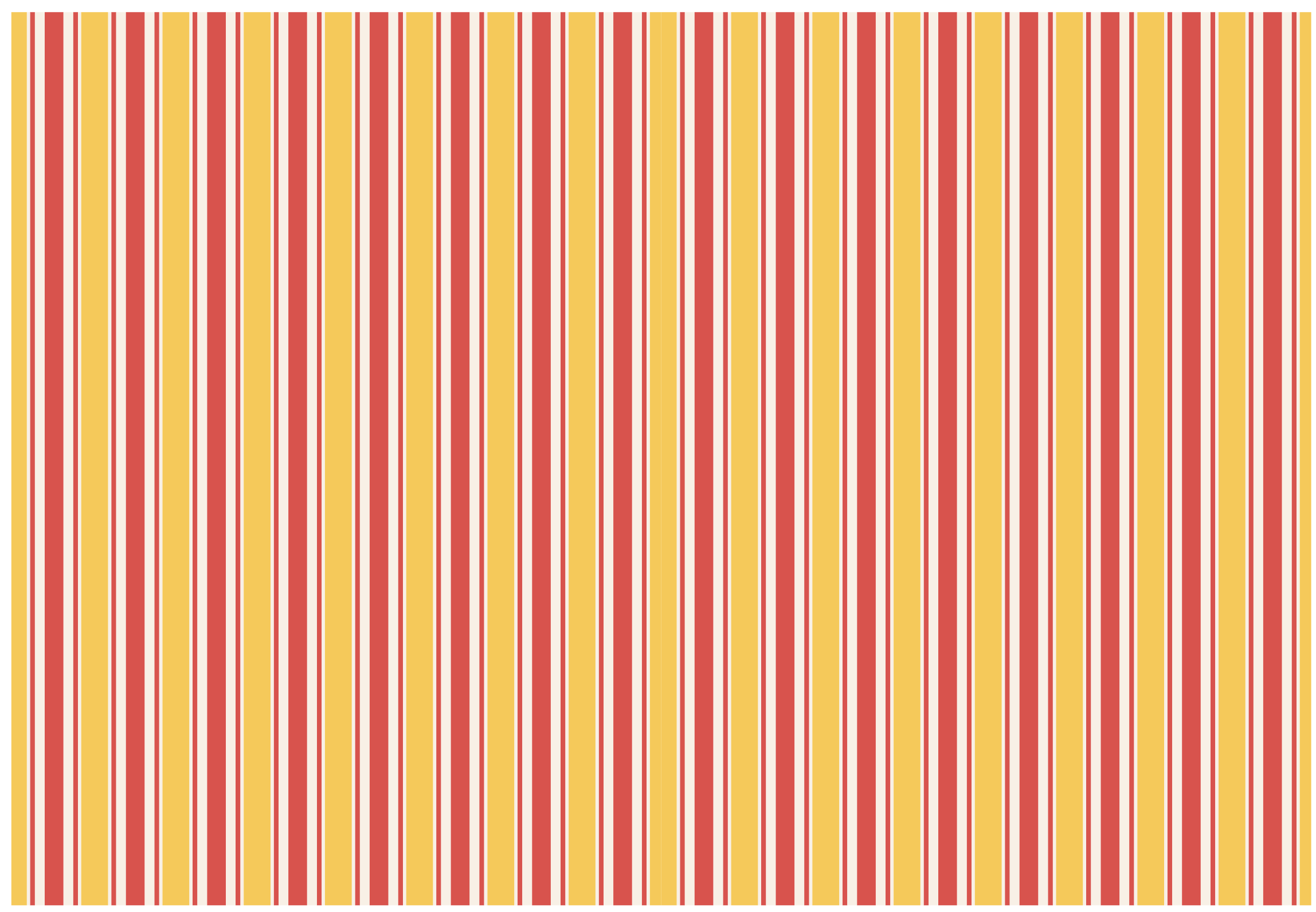 Tapete vinílico às risca laranja e vermelho - TenStickers