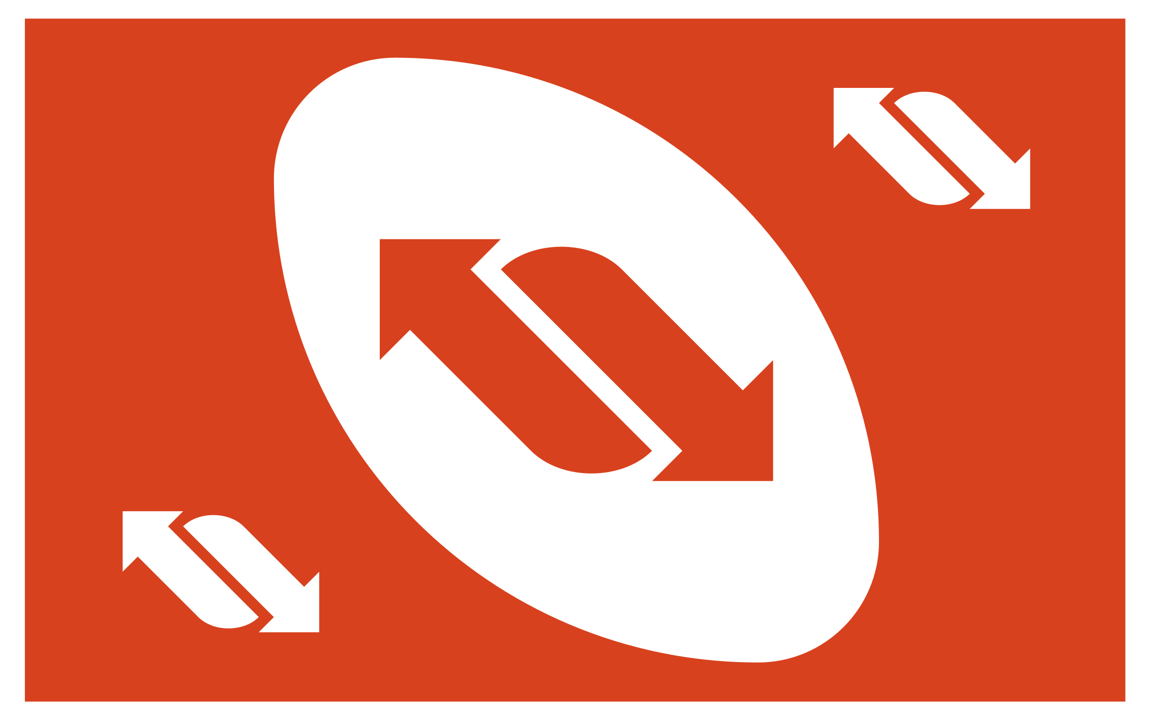 As cartas uno retornam em ladrilhos de cor vermelha - TenStickers