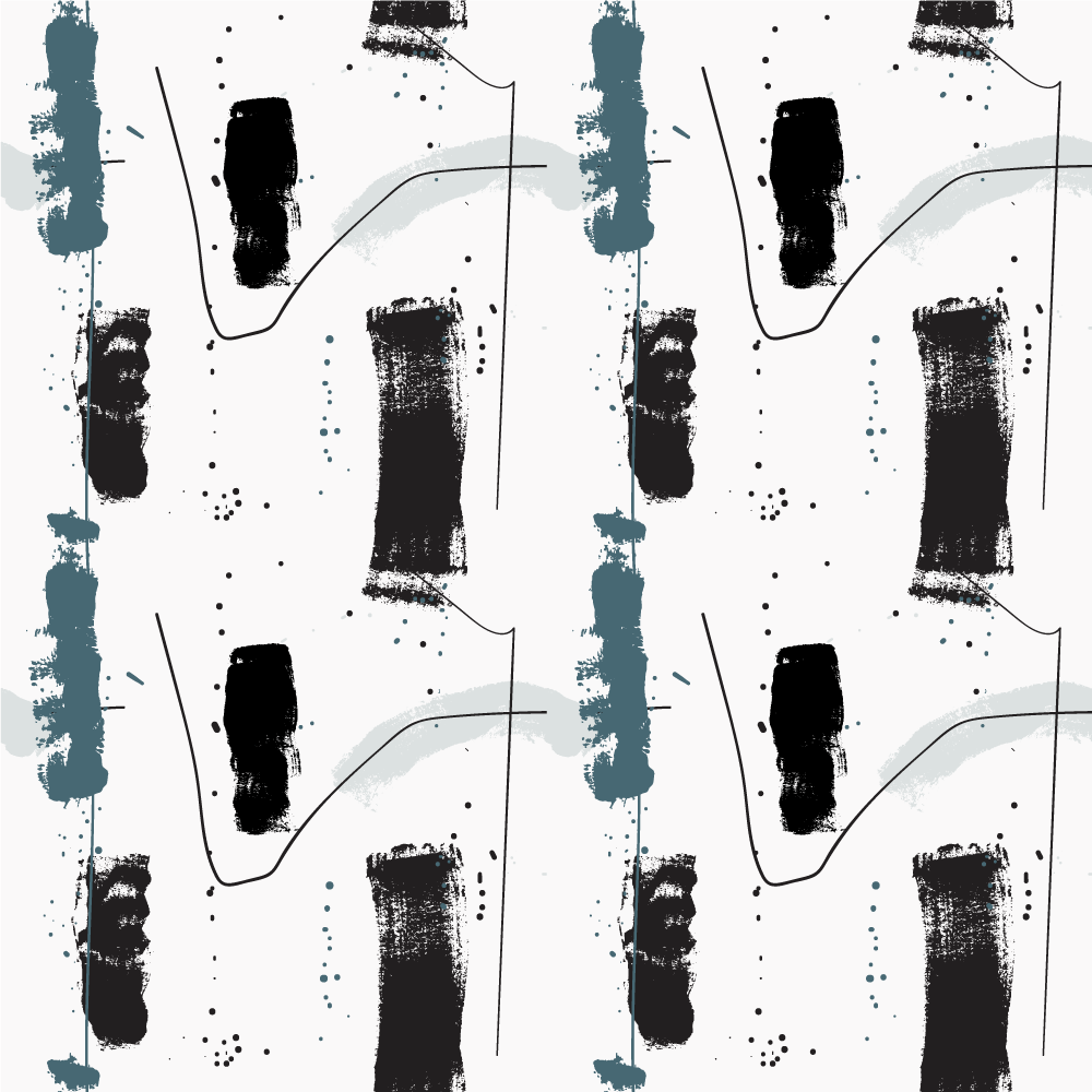 Tapete vinílico minimalista formas abstratas lineares - TenStickers