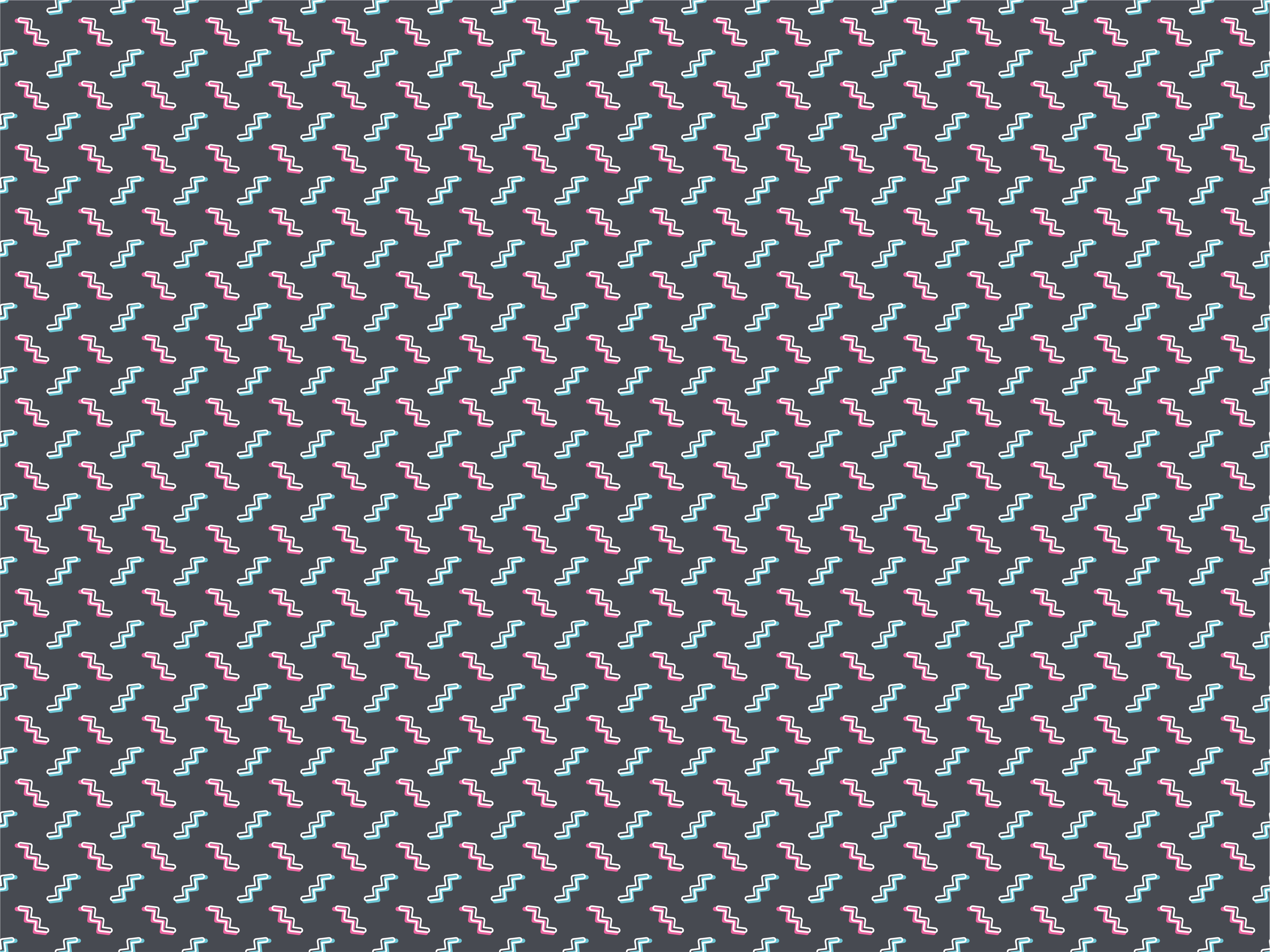 Tapete vinílico criança formas onduladas coloridas - TenStickers