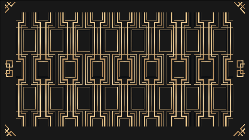 Tapete vinílico moderno padrões geométricos elegantes - TenStickers