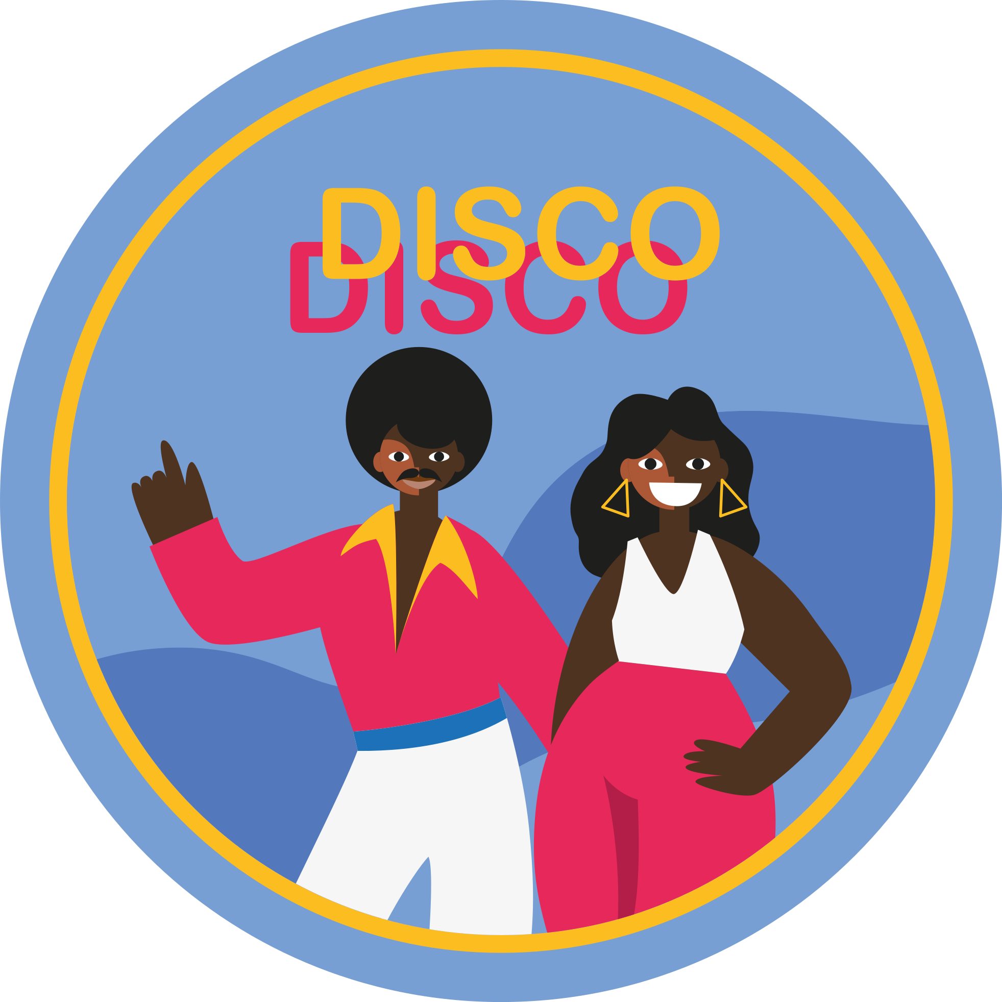 Dança disco man vintage tapete dos anos 80 - TenStickers