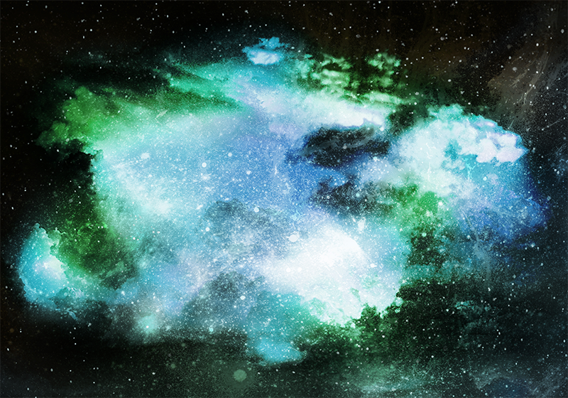 Tapete vinílico estrelas descoberta celestial - TenStickers