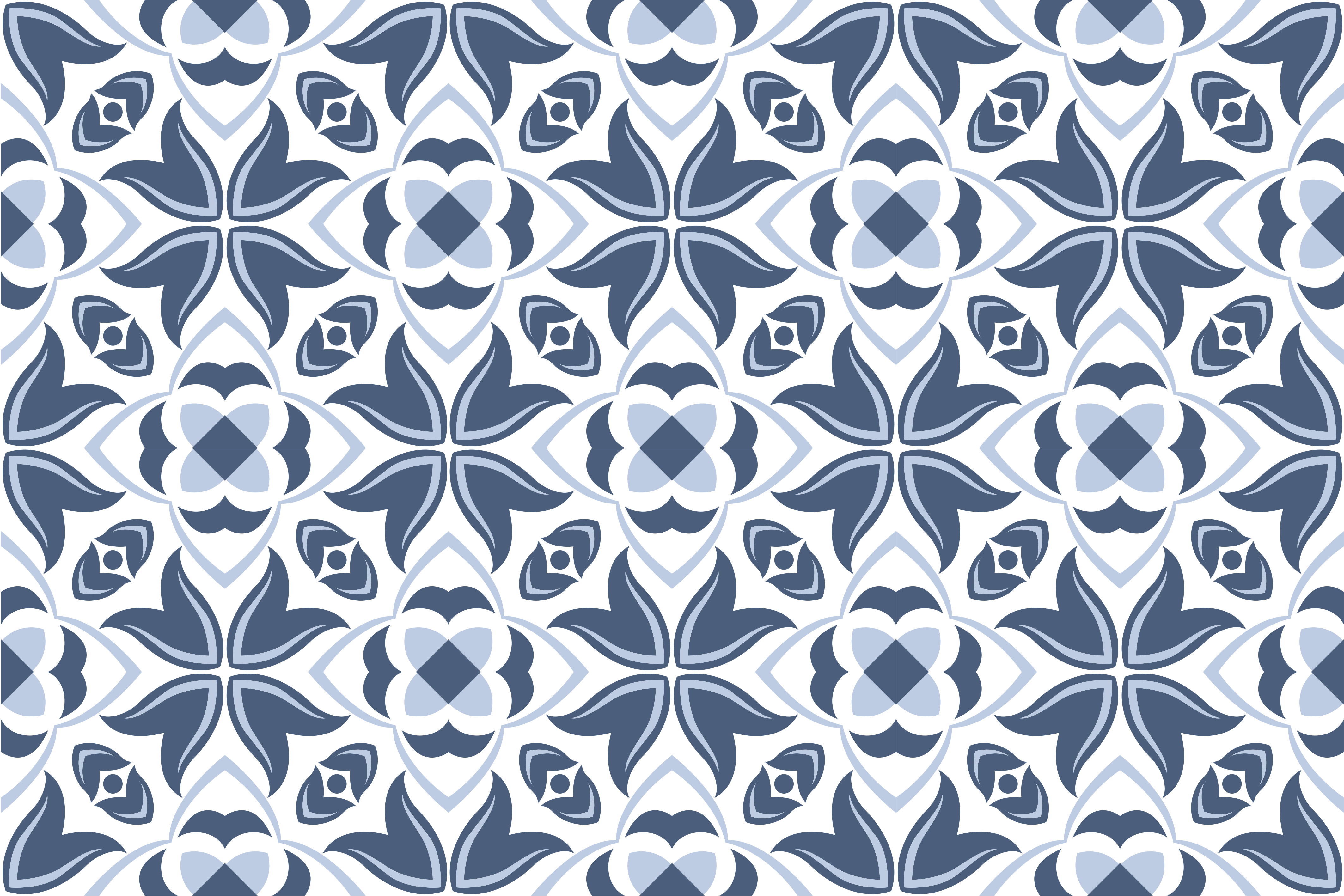 Tapete vinílico mosaico padrão cinza elegante - TenStickers