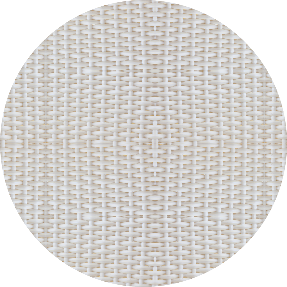 Tapete de vinil com efeito de madeira de rattan branco - TenStickers