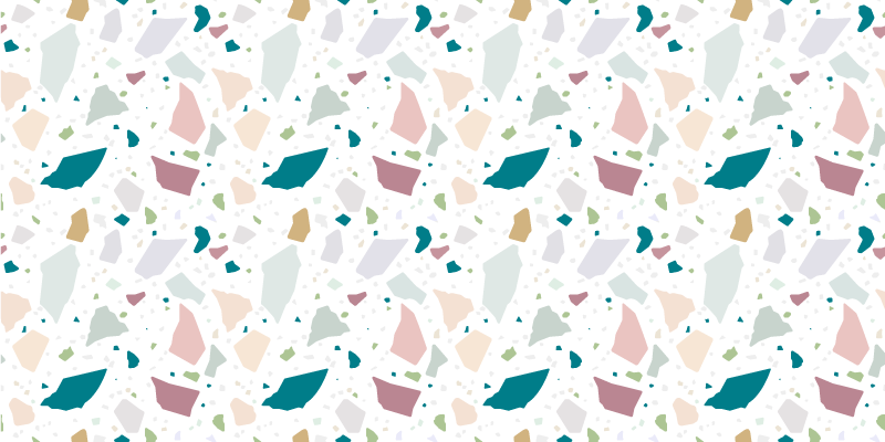 Tapete vinílico geométricas figuras conceituais - TenStickers