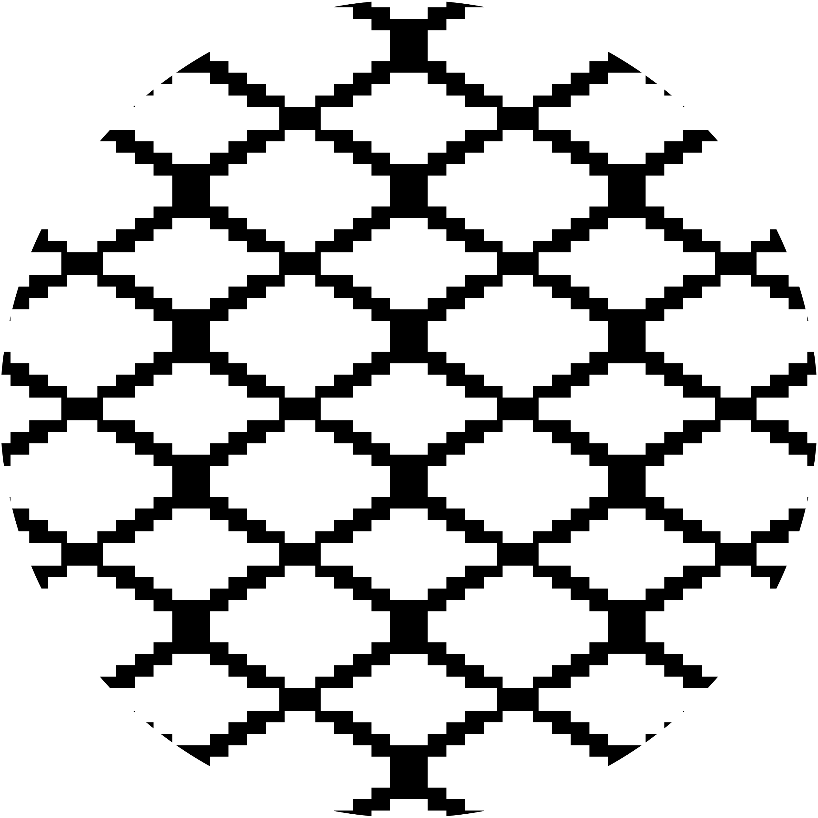 Tapete vinílico geométricas preto e branco moderno - TenStickers