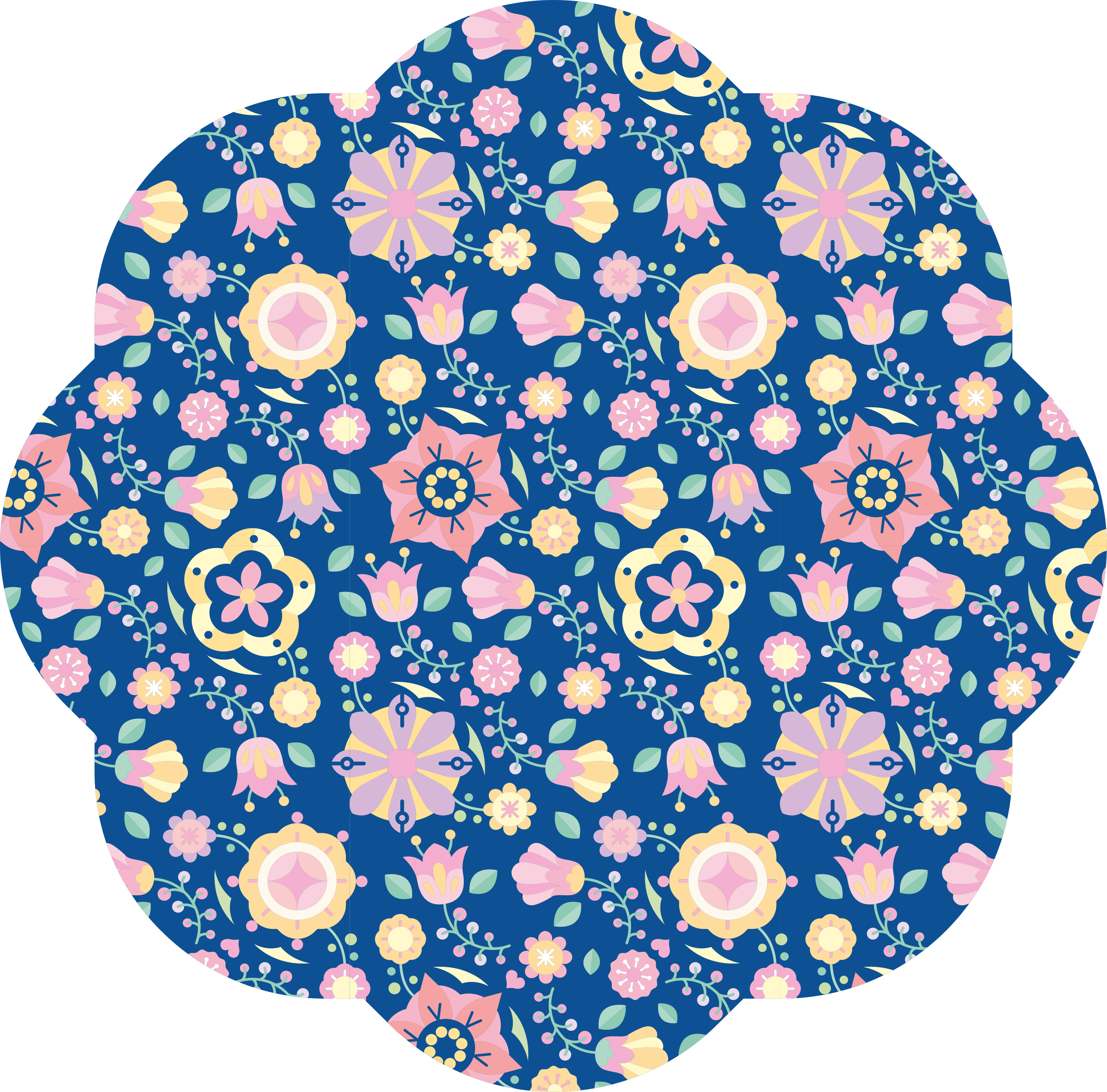 Tapete vinílico flores e plantas felicidade botânica - TenStickers