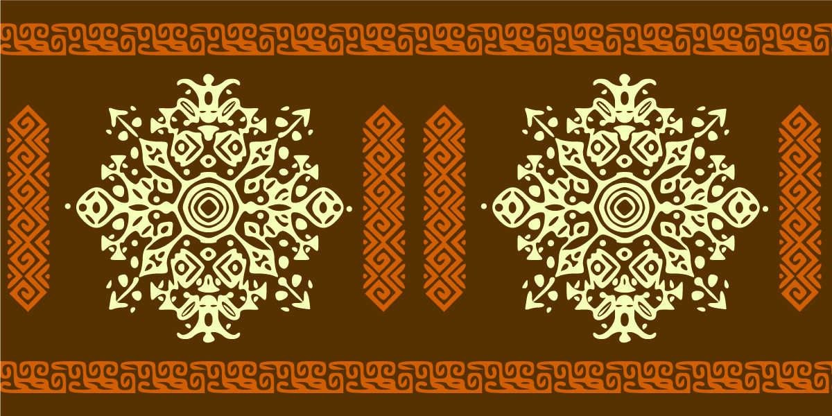 Tapete vinílico de mandala conjunto de motivos de mandala - TenStickers