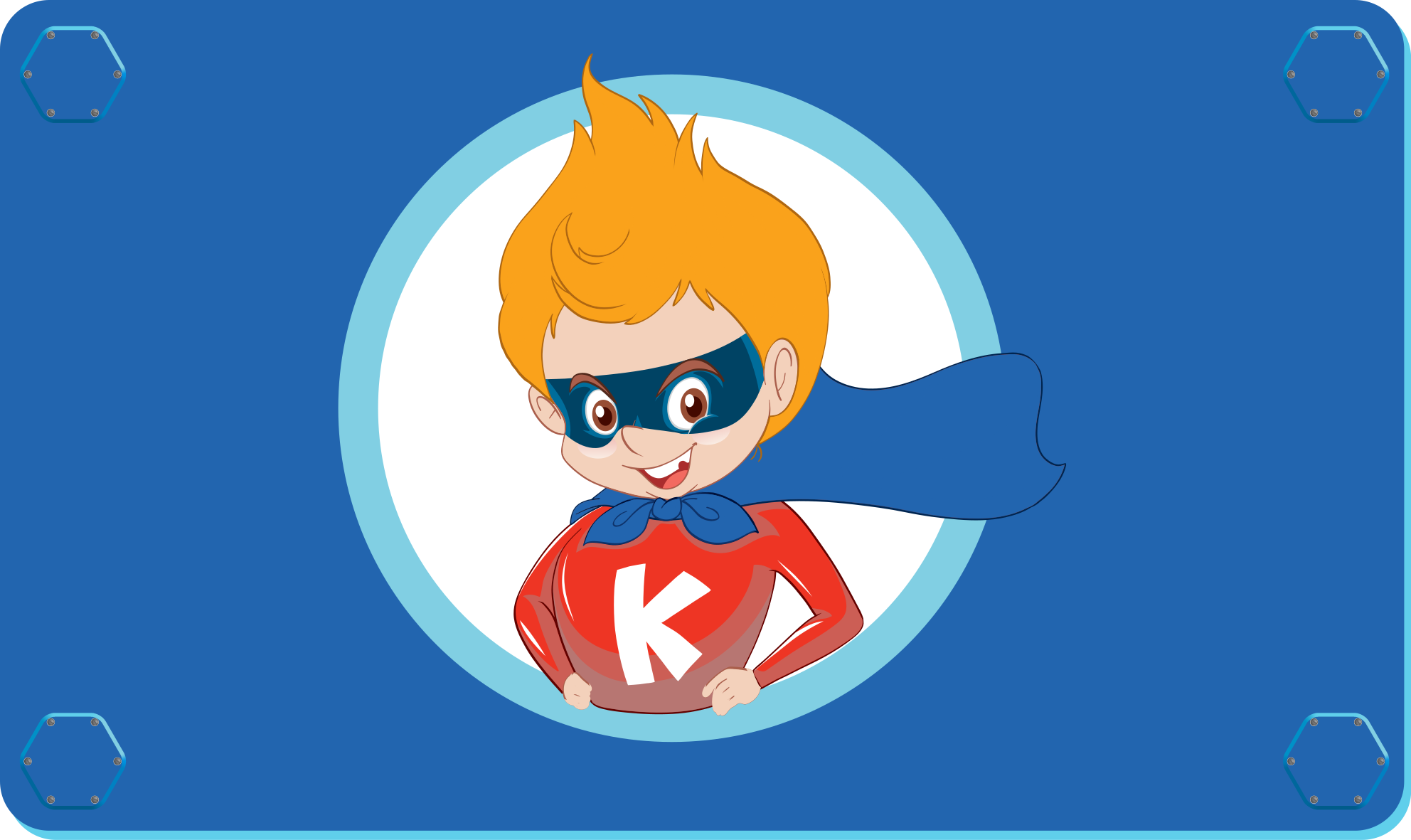 Tapete vinílico criança personagem de desenho super-herói - TenStickers