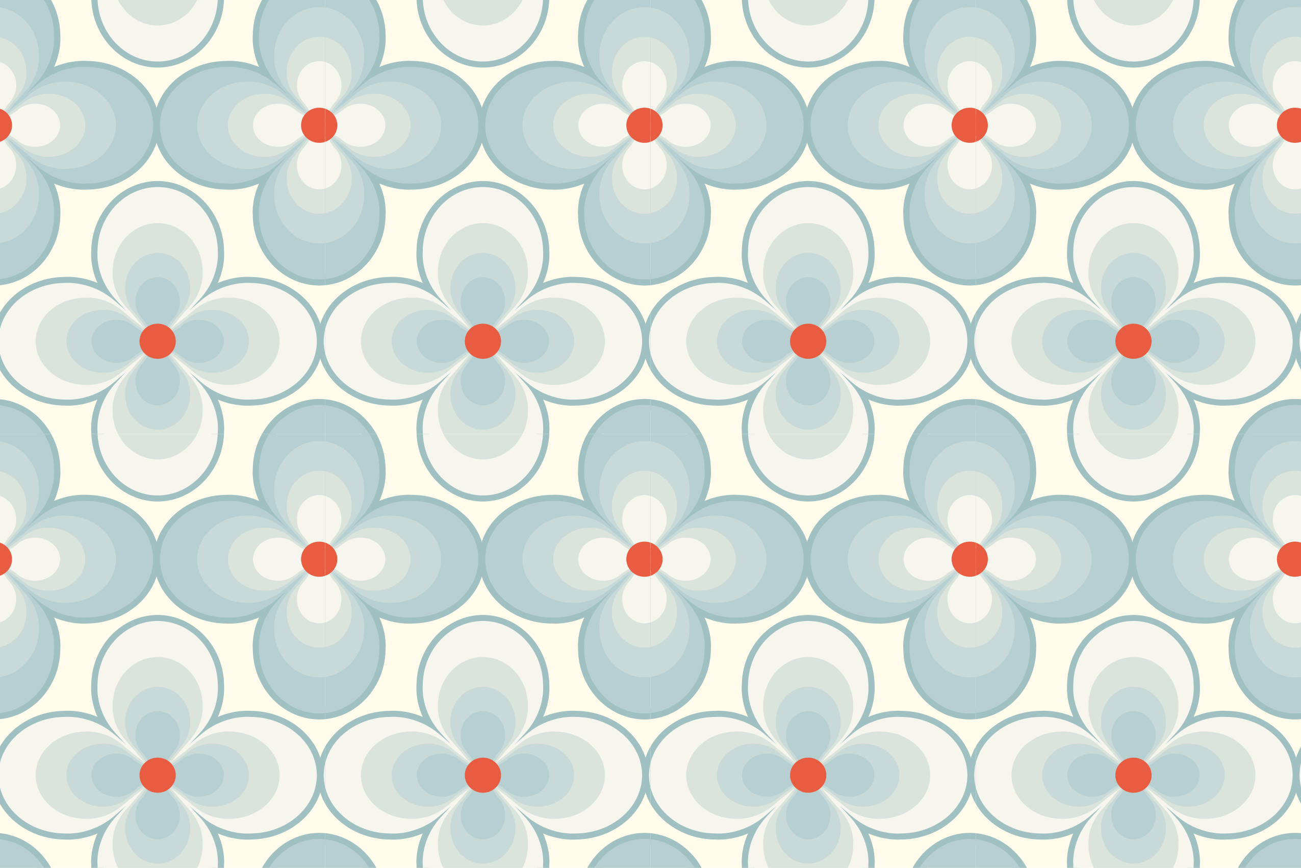 Lindos motivos florais tapete floral - TenStickers