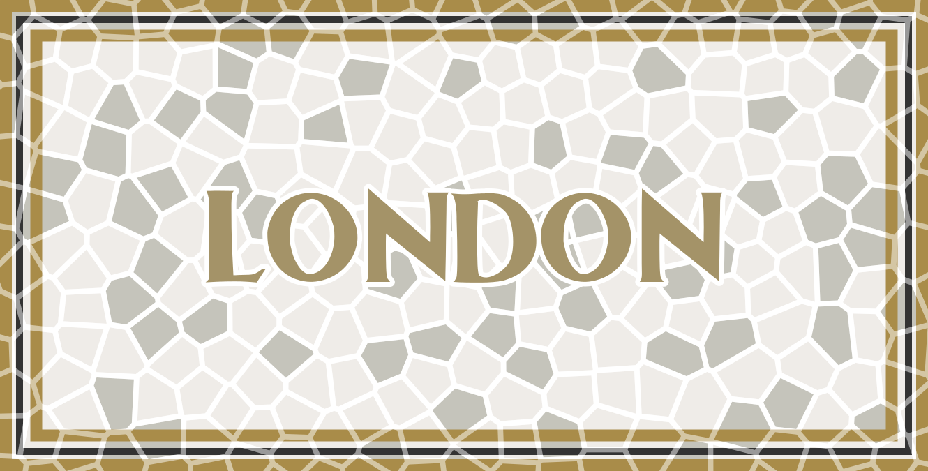 Tapete vinil mosaico mosaico de londres - TenStickers