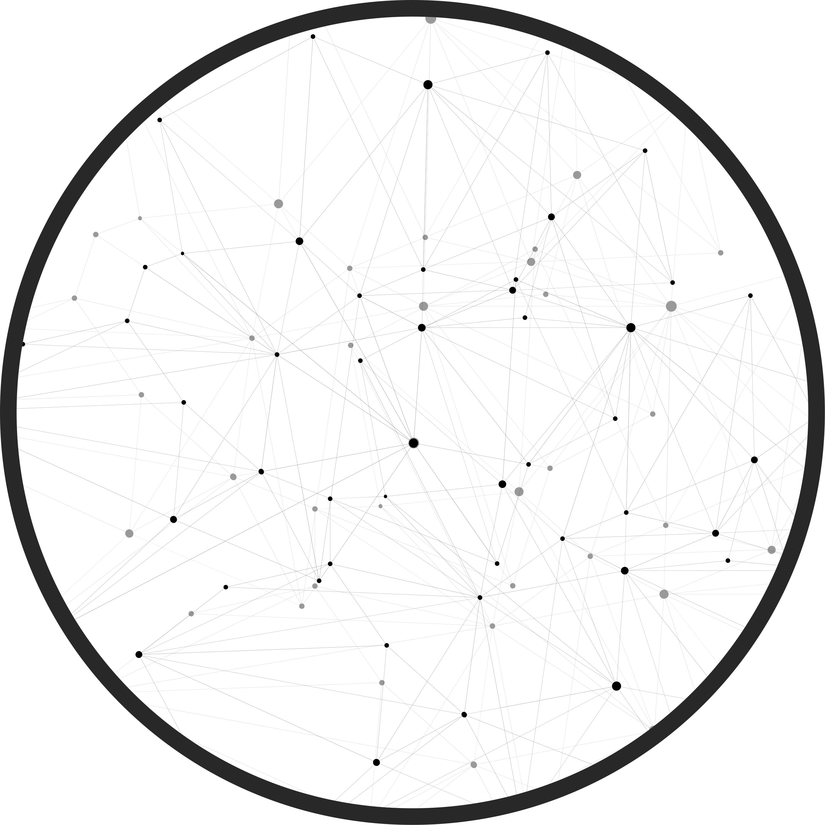 Tapete de chão com padrão de linhas de pontos preto e branco - TenStickers