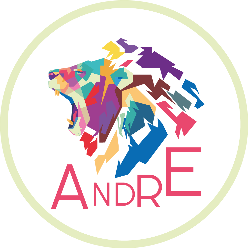 Animais geométricos tapete personalizado bonito leão - TenStickers