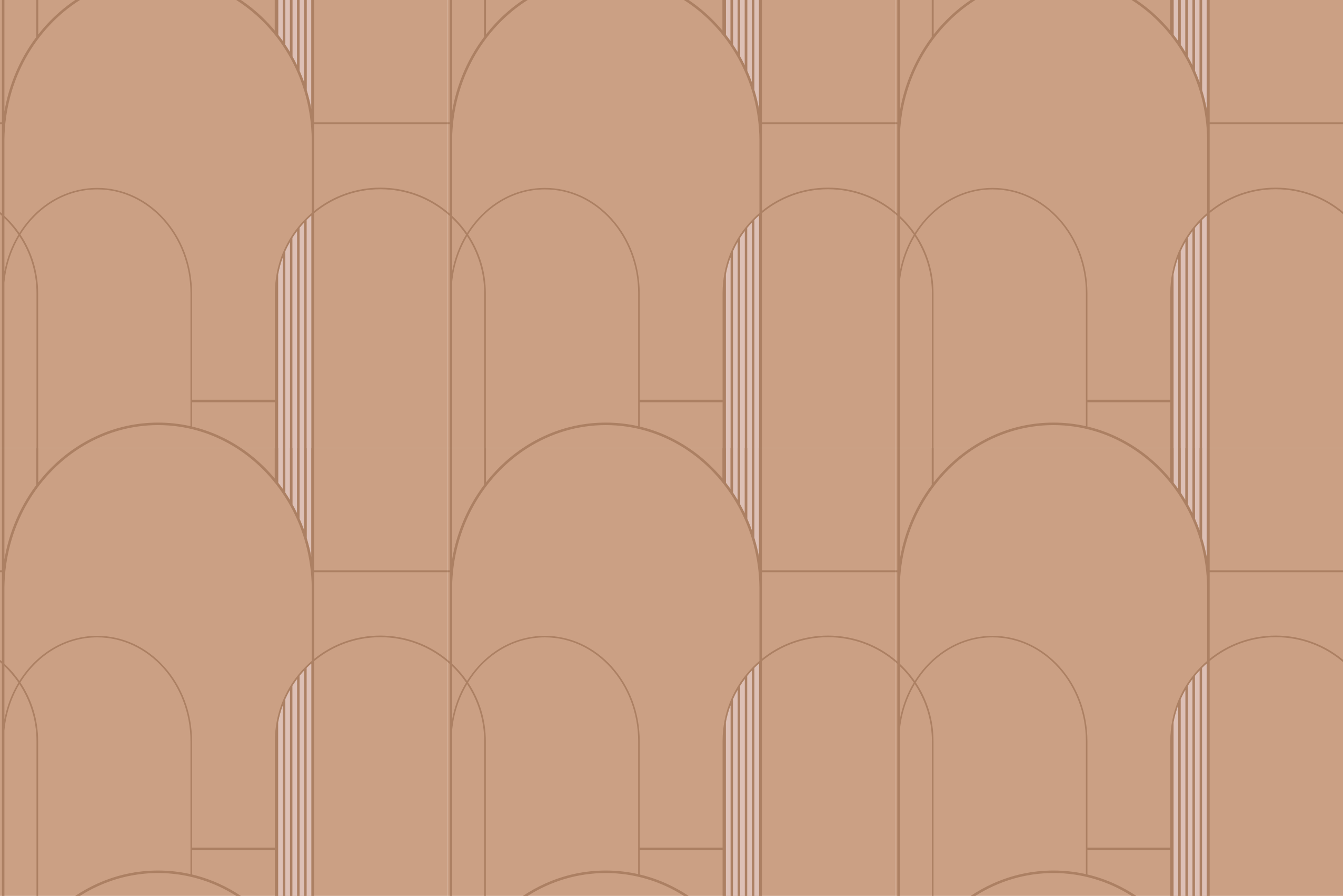 Terracota círculo elegante padrão tapetes geométricos - TenStickers