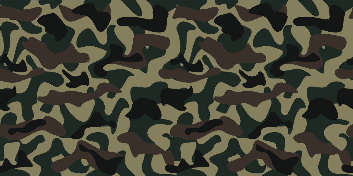 Tapete vinílico estampa de animal padrão de camuflagem - TenStickers