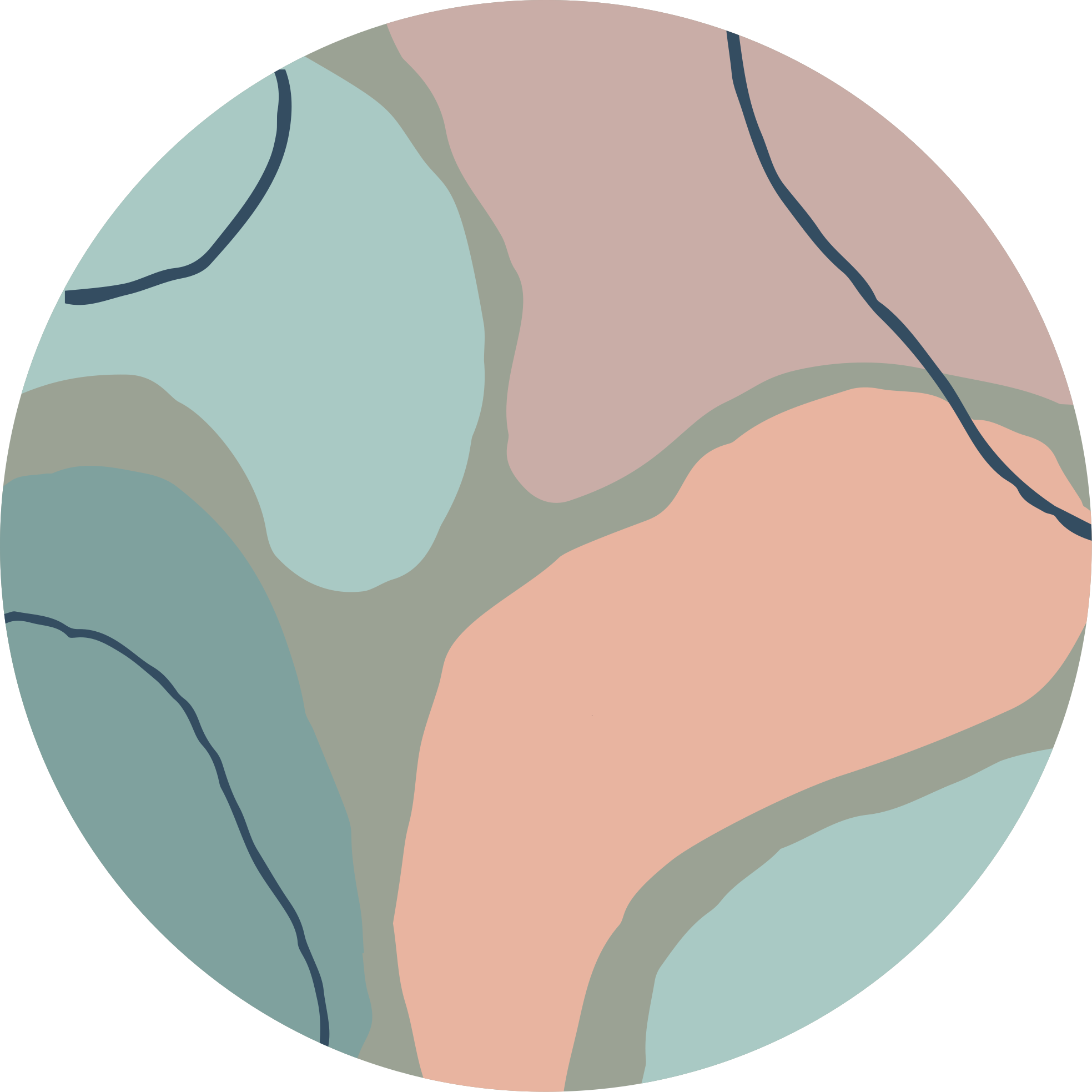 Tapete vinil minimalista formas geométricas abstratas - TenStickers