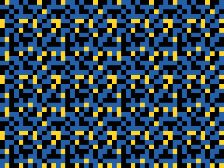 Tapete vintage com estampa de videogame dos anos 80 - TenStickers