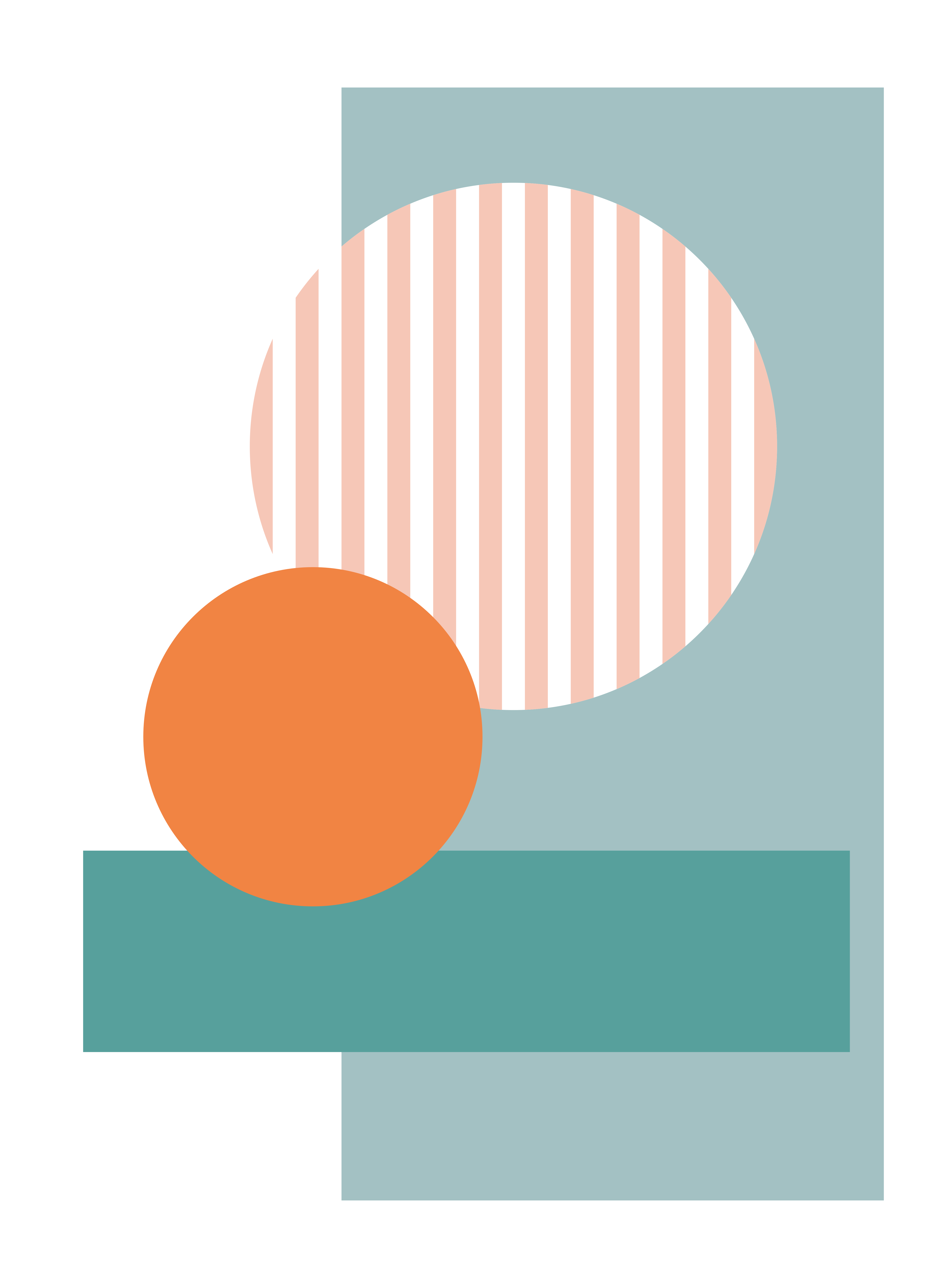 Tapete vinílico moderno círculos geométricos ensolarados - TenStickers