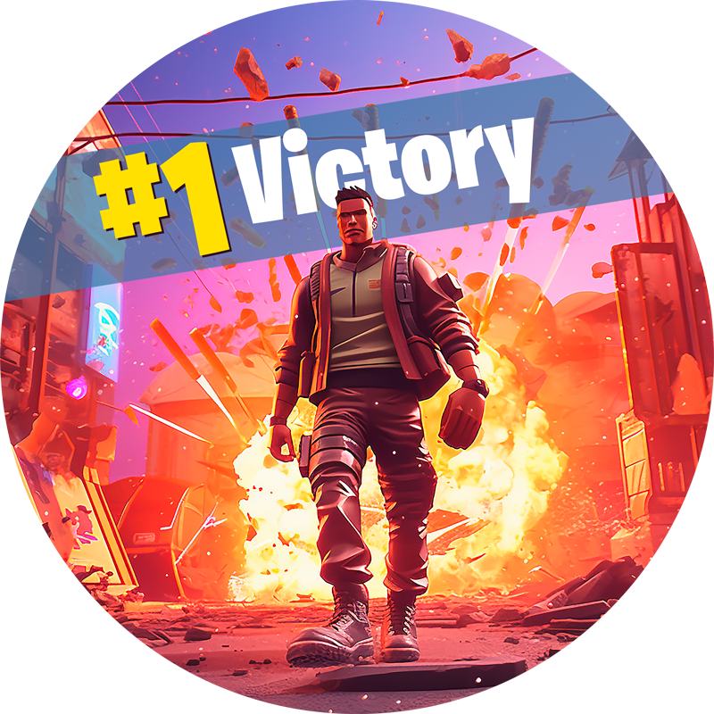 Tapete vinílico para quarto soldado de videogame vitorioso - TenStickers