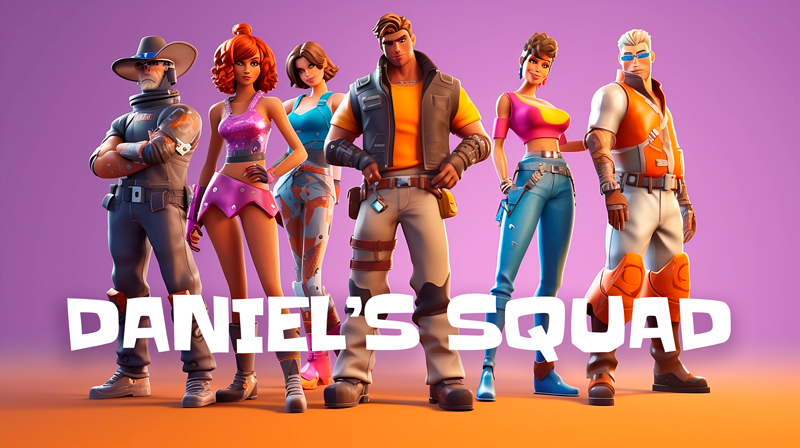 Tapete vinílico para quarto banda de personagensGrupo de personag - TenStickers