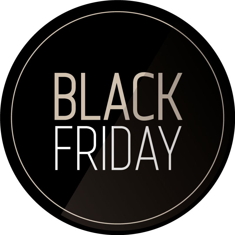 Tapete vinílico formato redondo "Black Friday" é o nome dado ao d - TenStickers