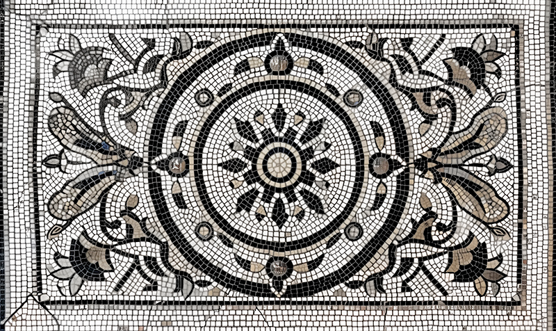 Tapete vinílico para sala de jantar projeto art nouveau - TenStickers