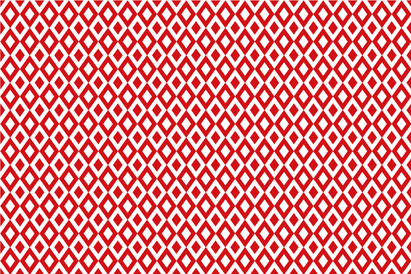 Tapete vinílico vermelho motivo de diamante - TenStickers