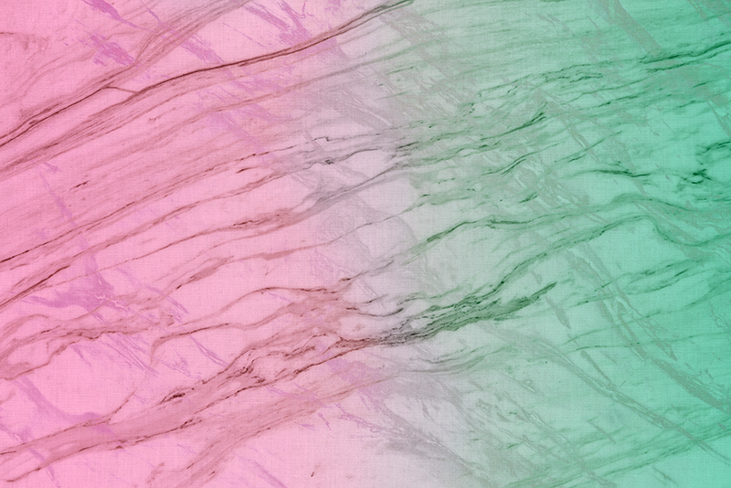 Tapete de vinil mármore cor pastel rosa e verde - TenStickers