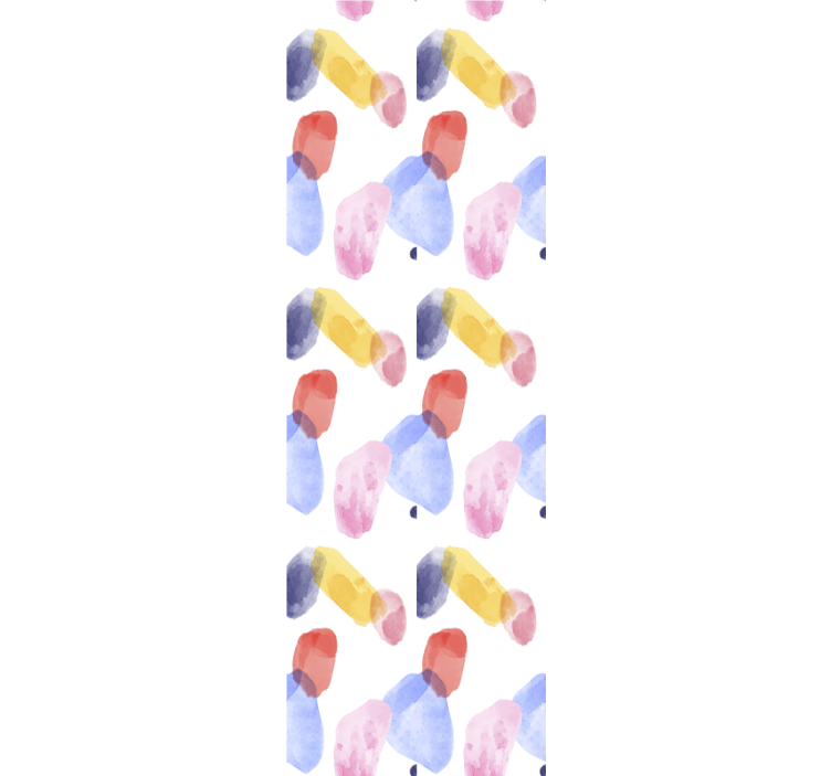 Papel de parede abstracto padrões de cores suaves - TenStickers