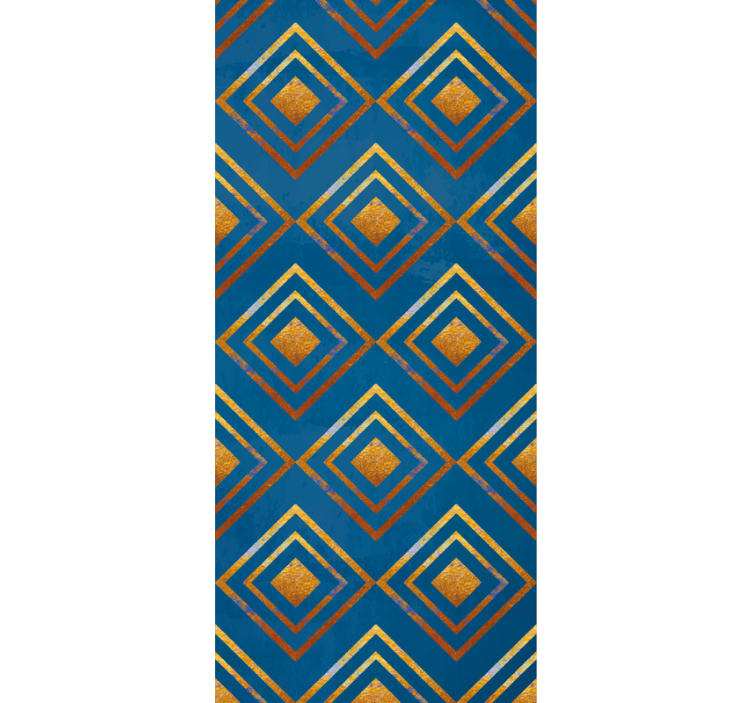 papel de parede formas geométricas diamantes e linhas - TenStickers