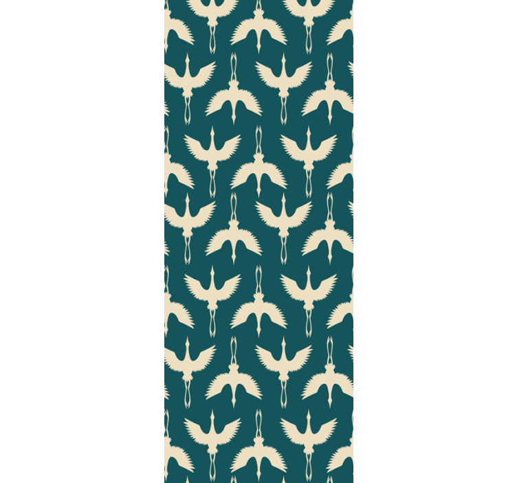 Papel de parede pássaros designs bege elegantes - TenStickers