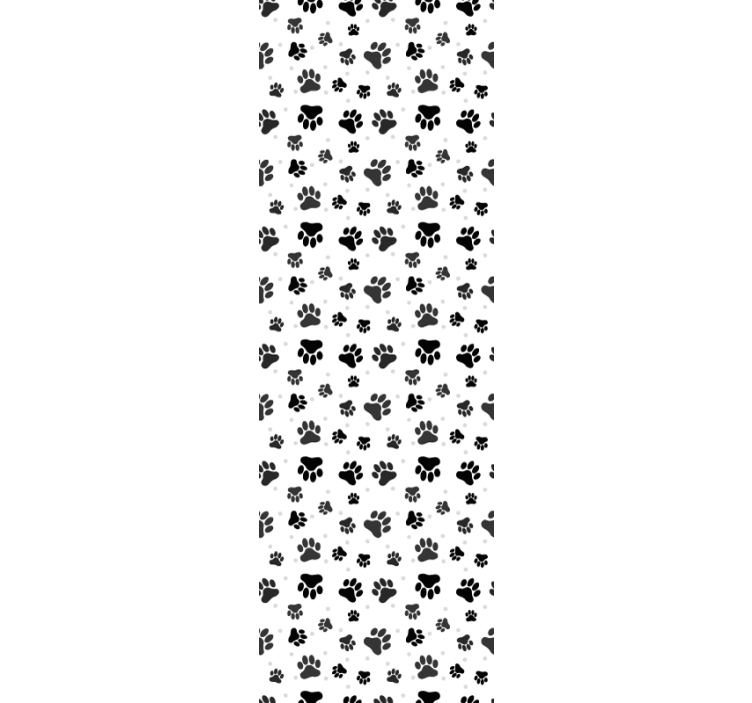 papel de parede animais pegadas - TenStickers