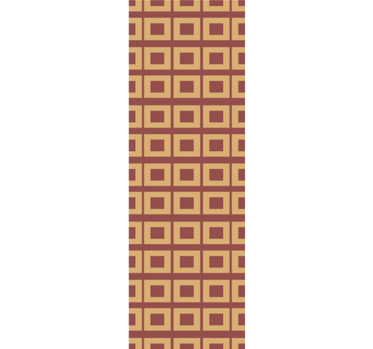 Papel de parede quadrados blocos geométricos retrô - TenStickers