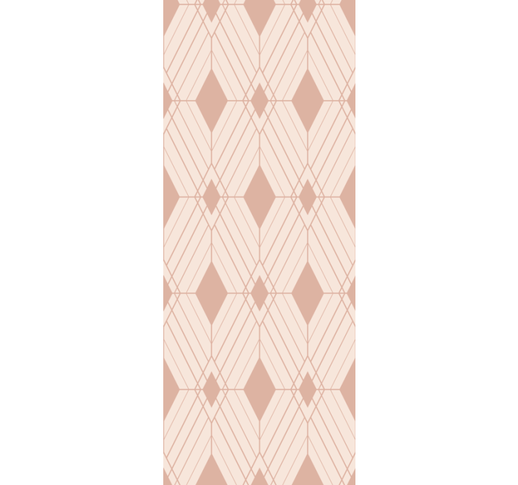 papel de parede formas geométricas diamantes pastel deco - TenStickers