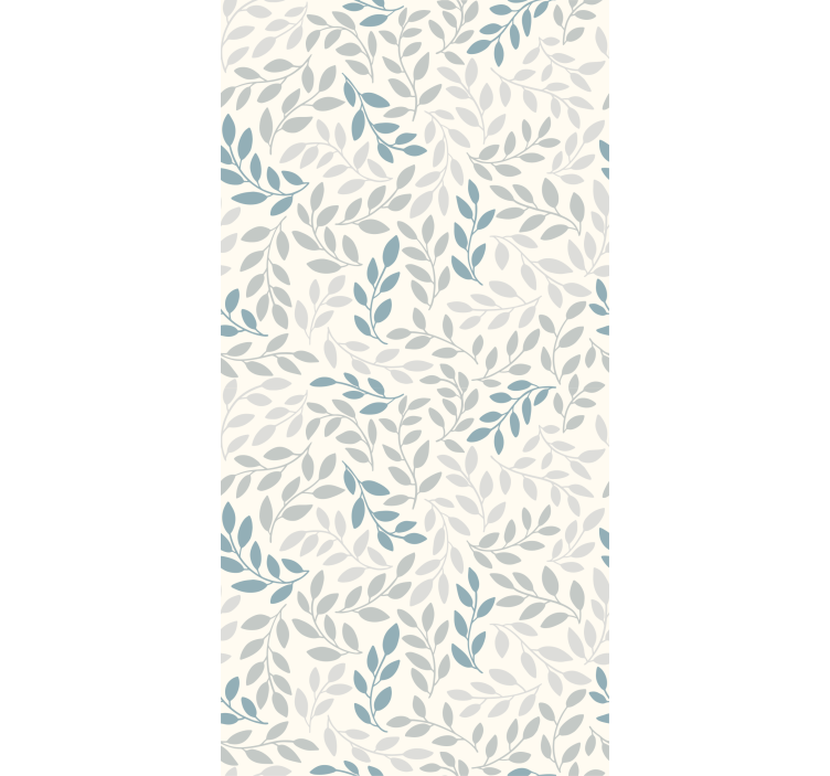 Papel de parede folhas arranjo elegante de folhas - TenStickers