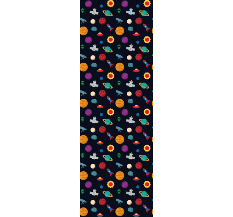 Papel de parede estrelas cena de aventura cósmica - TenStickers