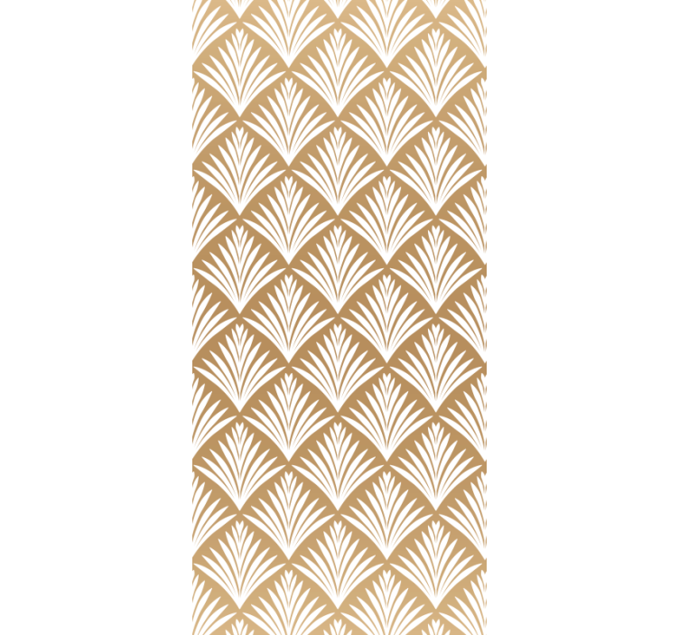 papel de parede ornamental detalhe arqueado elegante - TenStickers